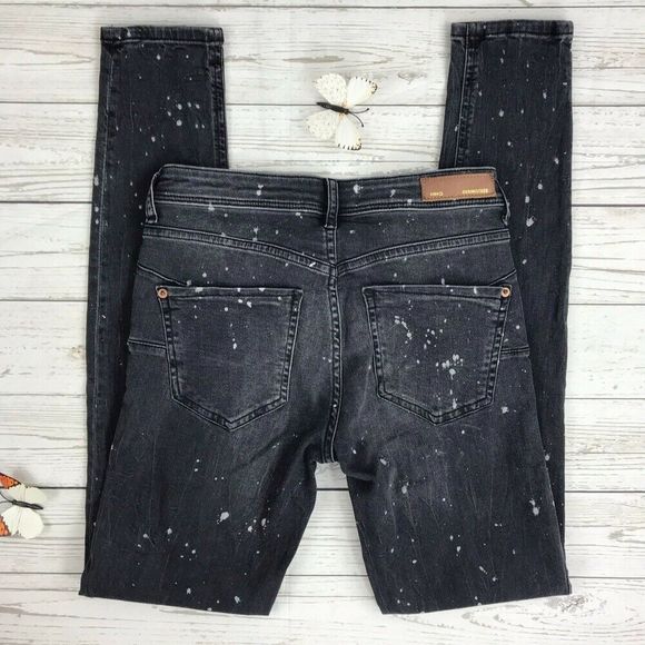 MANGO Denim + Tee Paint Splatter Skinny Jeans - Picture 8 of 8